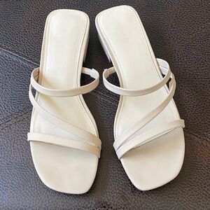 Ladies Ankis Tan Strappy Sandals